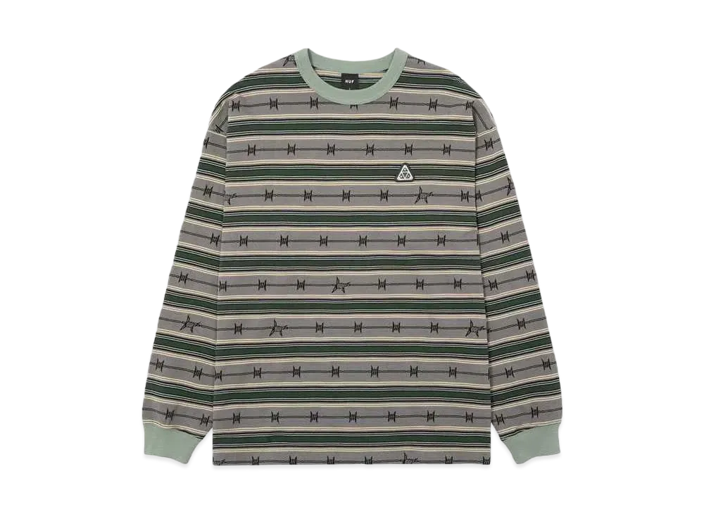 HUF Reservoir Stripe Long Sleeve T-shirt "Black"