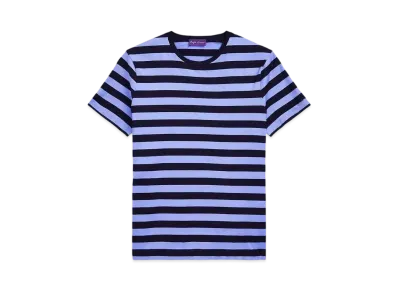 Ralph Lauren Purple Label Striped Lyle Crewneck T-Shirt "Navy"