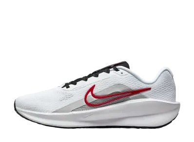 Nike Downshifter 13 "White/Light Smoke Gray/Black/Fire Red"