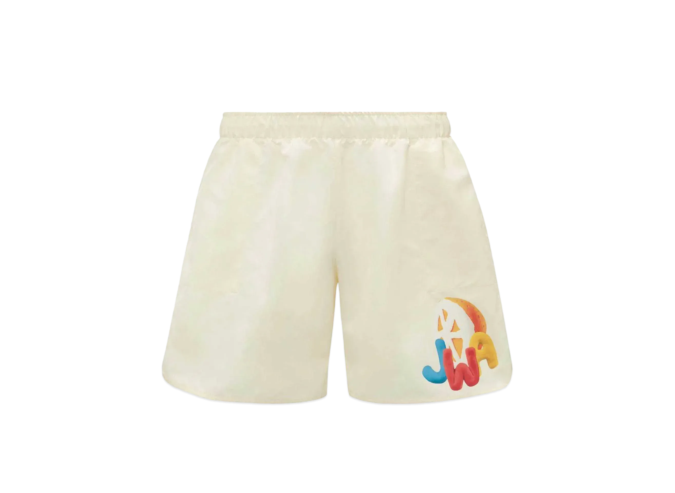 JW ANDERSON JWA Orange Print Swim Shorts "Cream"