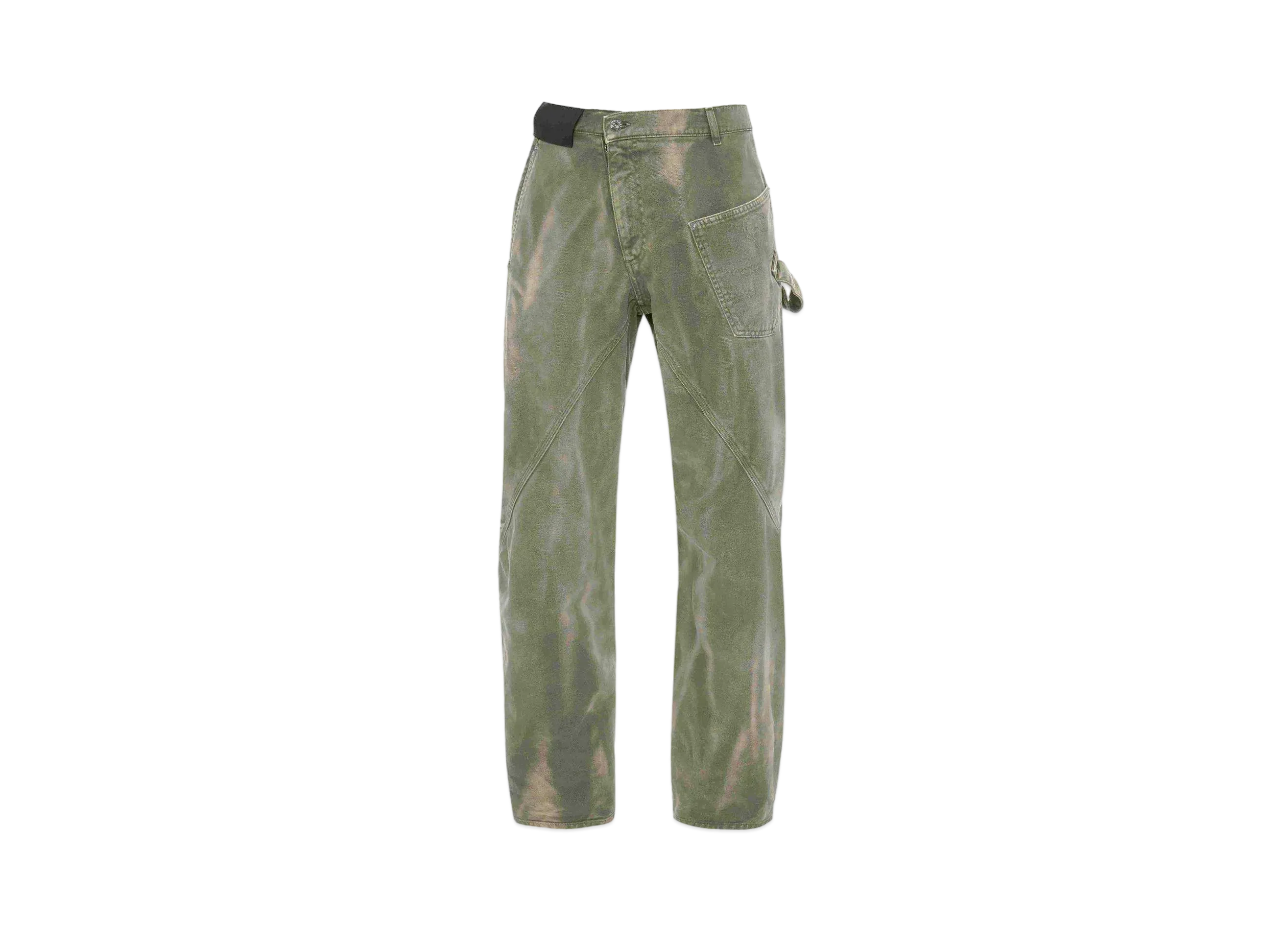 JW ANDERSON Twisted Workwear Denim Jeans "Green"