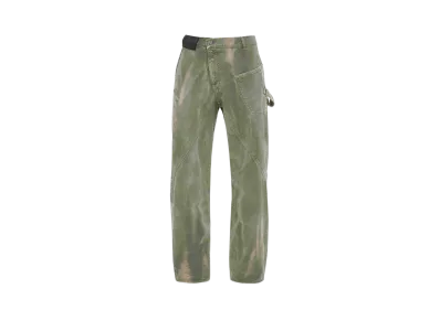 JW ANDERSON Twisted Workwear Denim Jeans "Green"