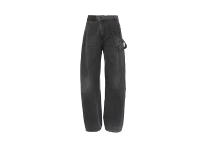 JW ANDERSON Twisted Workwear Denim Jeans "Grey"