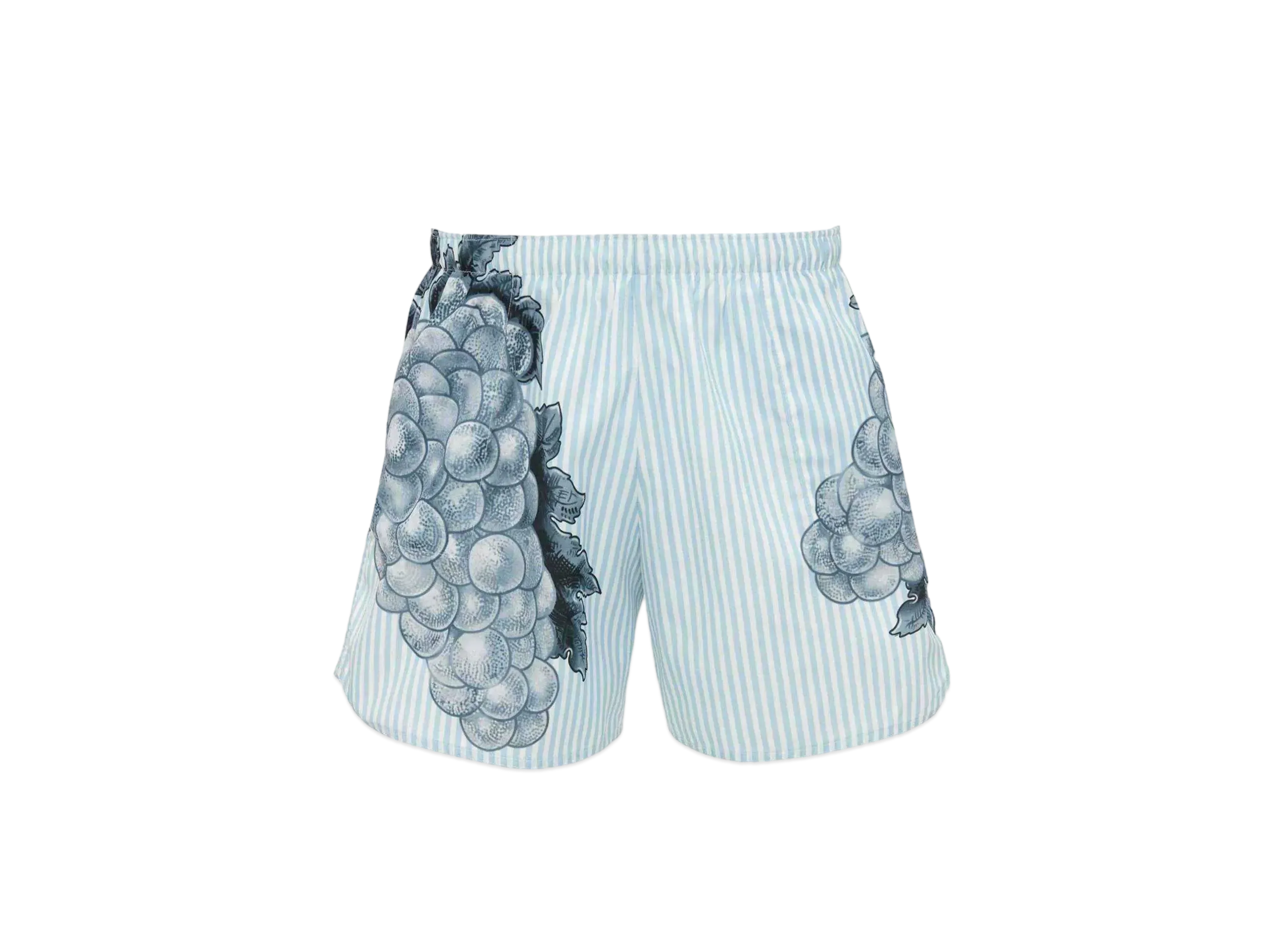 JW ANDERSON Grape Motif Swim Shorts "Light Blue"