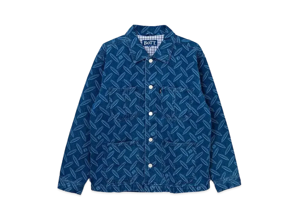 BoTT Plate Denim Jacket "Whased Blue"