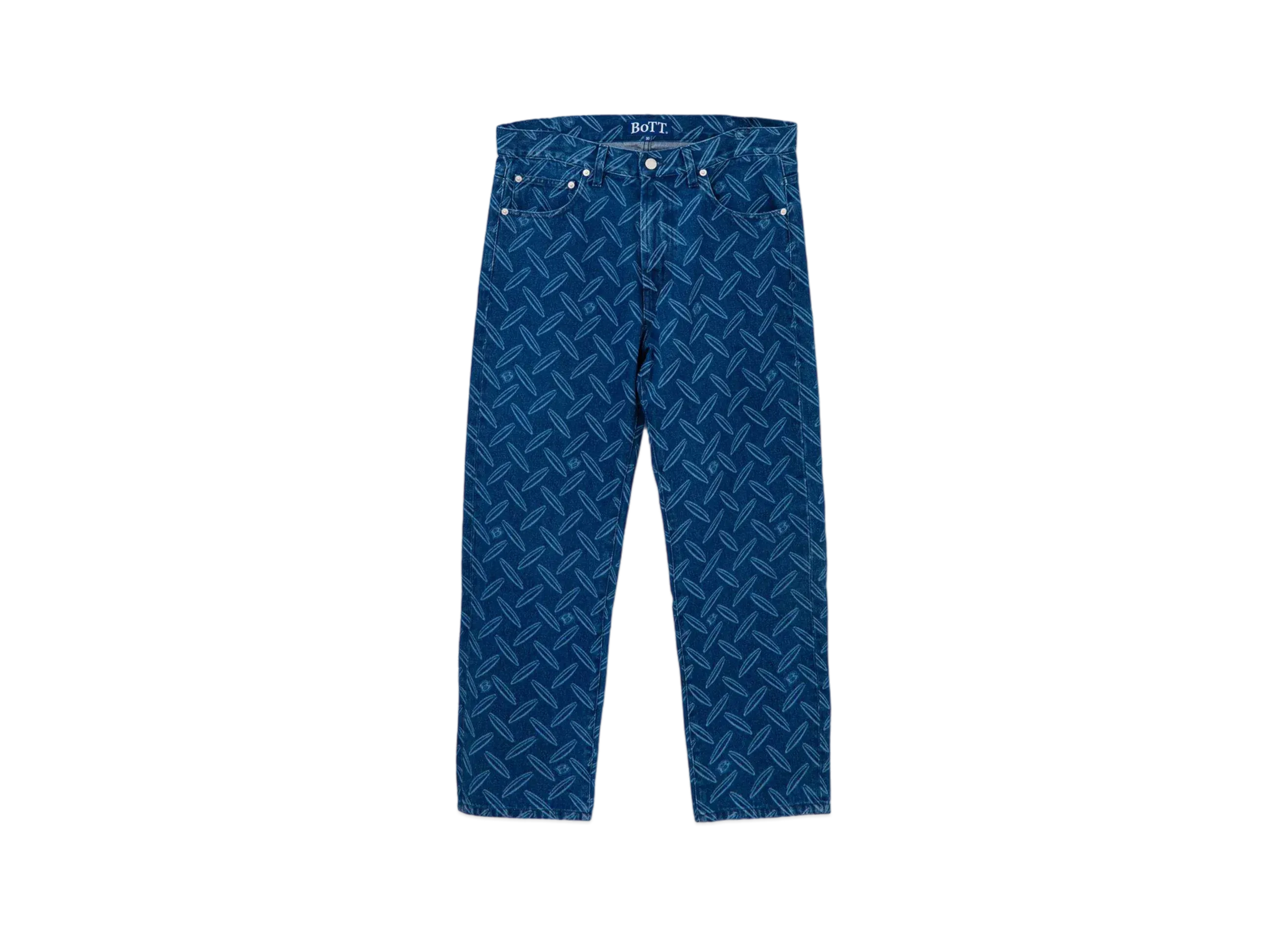 BoTT Plate Denim Pant "Whased Blue"