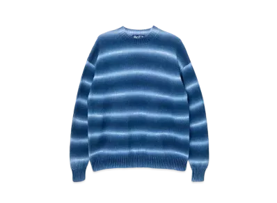 BoTT Gradation Cotton Sweater "Navy"