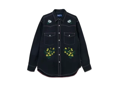 BoTT Flower Western Shirt "Black"
