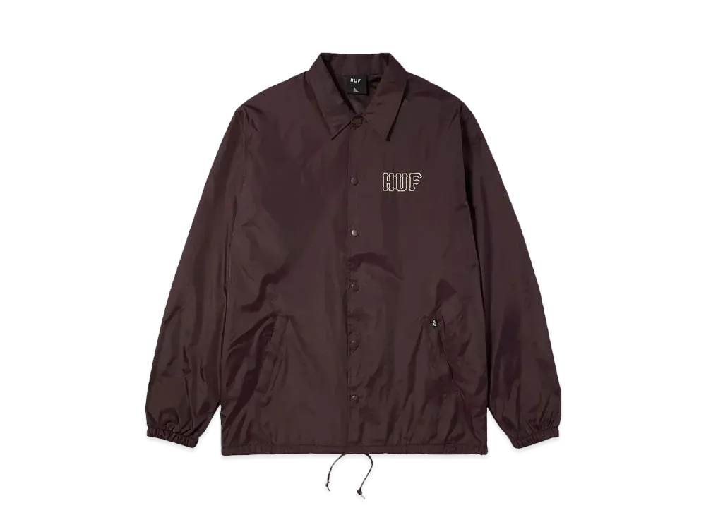 HUF Set H Coach Jacket "Egg Plant"