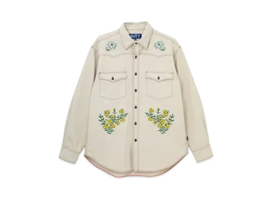 BoTT Flower Western Shirt "Khaki"