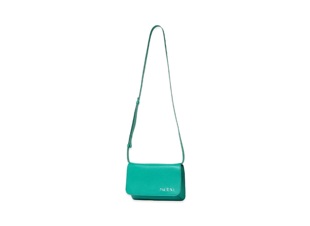 MARNI POCHETTE FLAP "SEA GREEN"