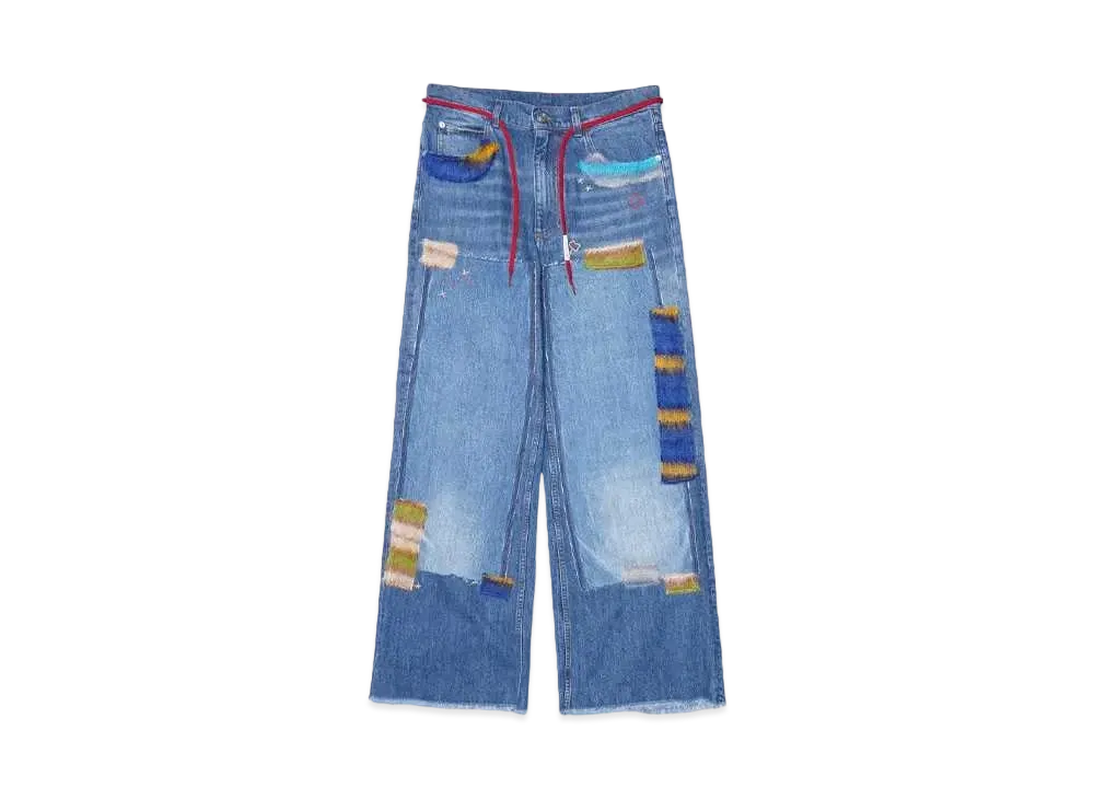 MARNI TROUSERS "IRIS BLUE"