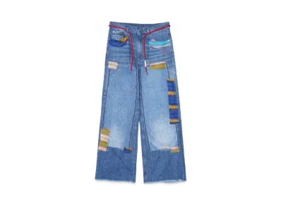 MARNI TROUSERS "IRIS BLUE"