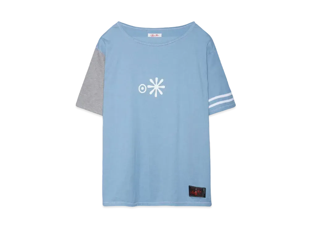 SYUMAN. 86 boat-neck Short sleeves "L.Blue"