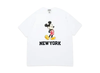 RECOGNIZE x BOW WOW MICKEY MOUSE NEW YORK TEE "WHITE"