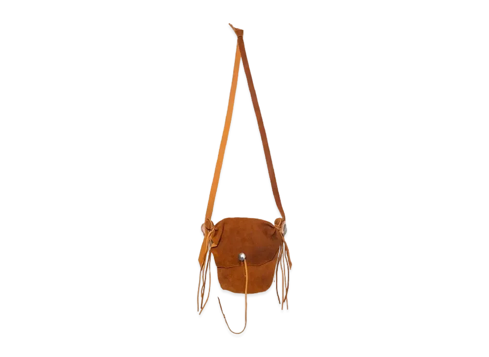 BOW WOW DEER SKIN BAG SUEDE "L.BROWN"