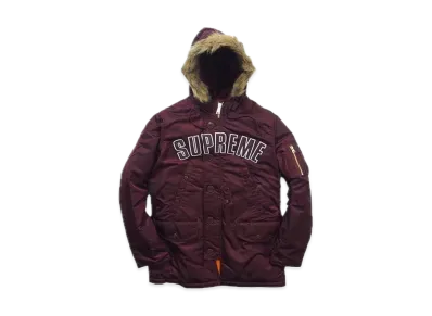 Supreme Arc Logo N-3B Parka "Burgundy"