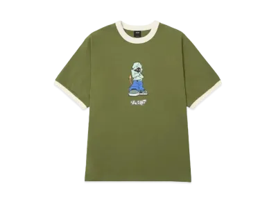 HUF Hellraiser Ringer T-shirt "Dried Herb"