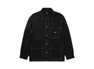 HUF Contrast Nylon Chore Jacket "Black"