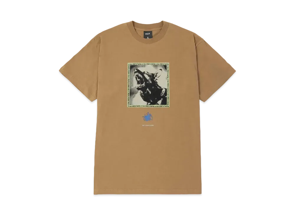 HUF Beware Tee "Camel"