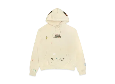 GALLERY DEPT. G-patch Fucked Up Logo Hoodie "Cream"