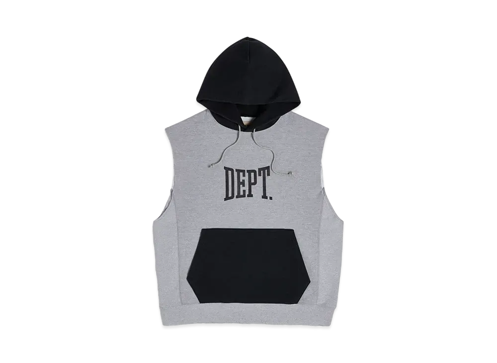 GALLERY DEPT. Gym Cut Off Hoodie "Heather Grey"