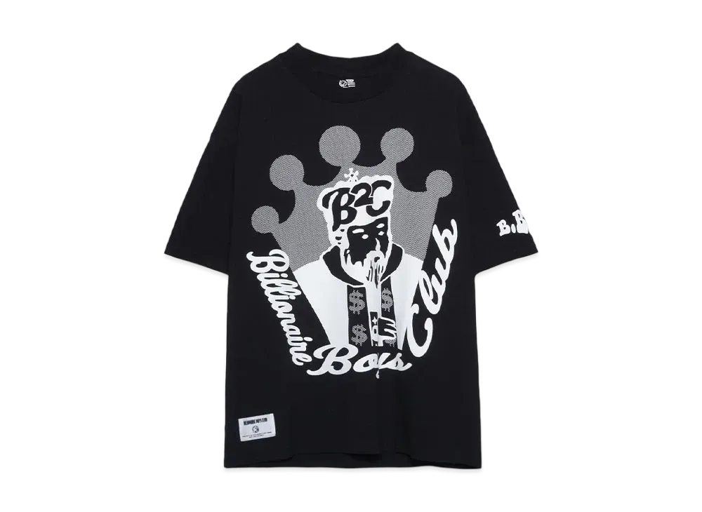 BILLIONAIRE BOYS CLUB COTTON T-SHIRT B2C "BLACK"