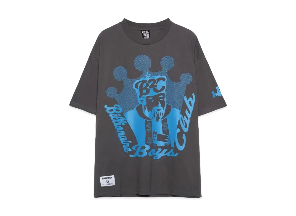 BILLIONAIRE BOYS CLUB COTTON T-SHIRT B2C "C GRAY"