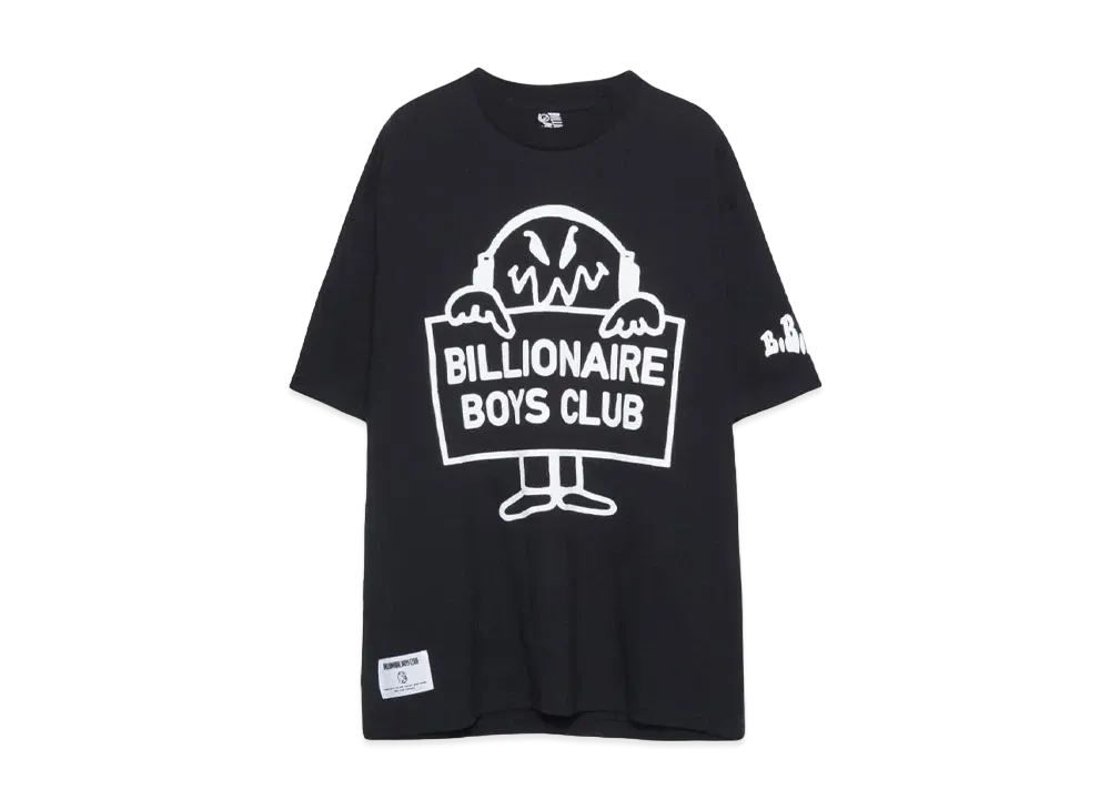 BILLIONAIRE BOYS CLUB COTTON T-SHIRT 7 "BLACK"