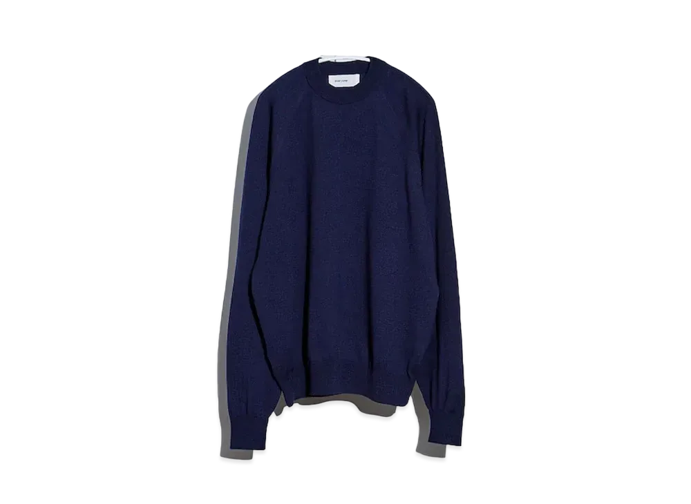 everyone High Gauge Knit Sweater "Navy"