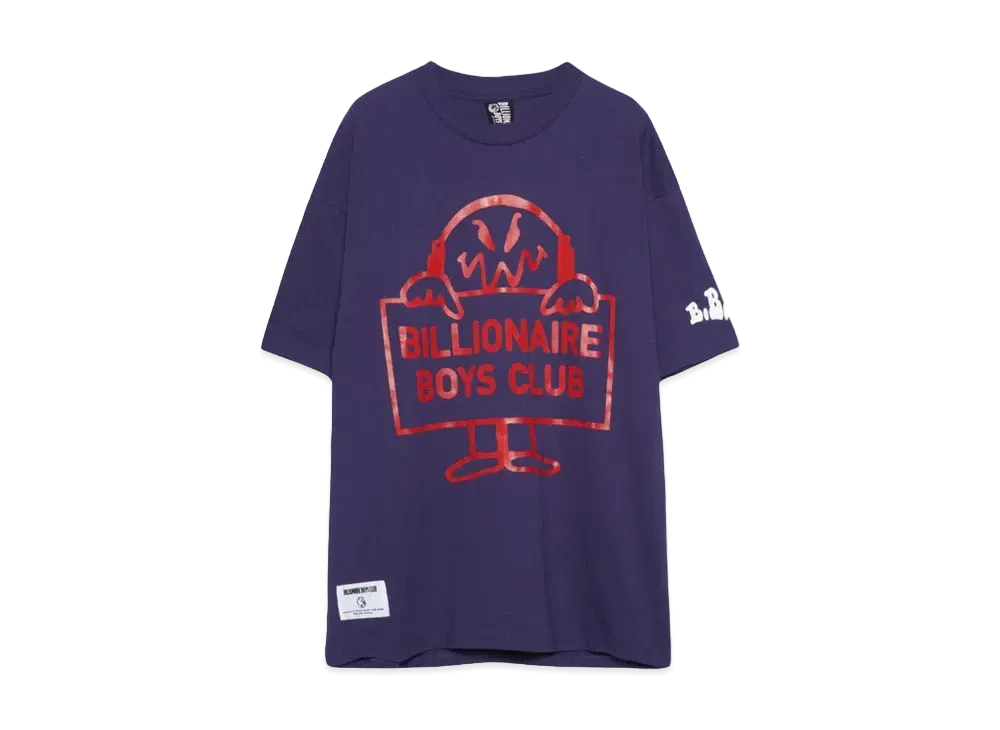 BILLIONAIRE BOYS CLUB COTTON T-SHIRT 7 "NAVY"
