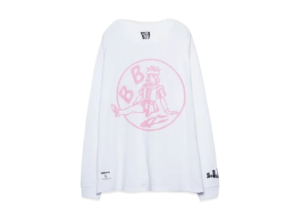 BILLIONAIRE BOYS CLUB COTTON LS T-SHIRT BOYS CLUB "WHITE"