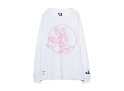 BILLIONAIRE BOYS CLUB COTTON LS T-SHIRT BOYS CLUB "WHITE"