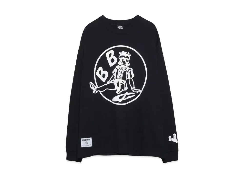 BILLIONAIRE BOYS CLUB COTTON LS T-SHIRT BOYS CLUB "BLACK"