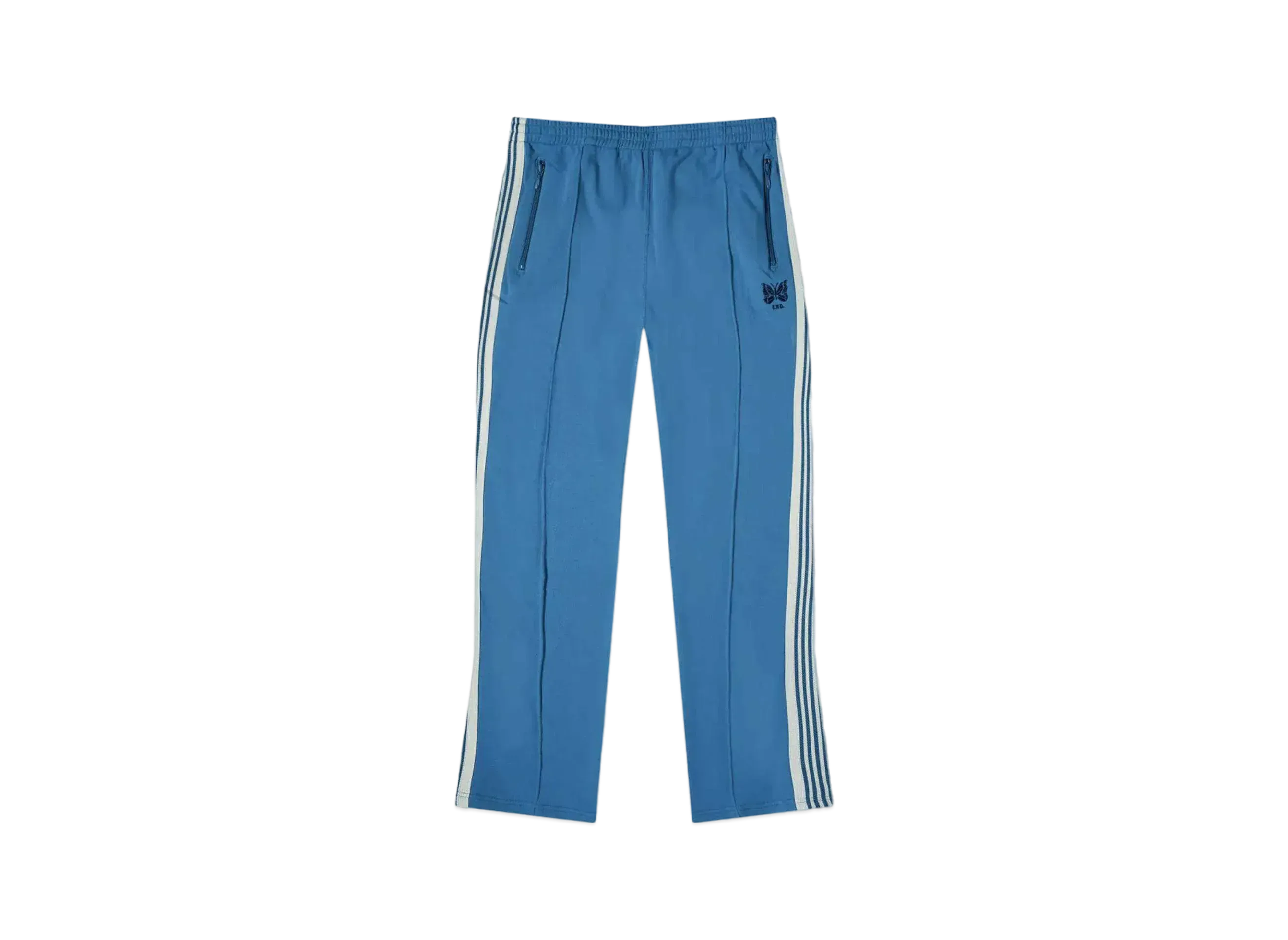 Needles x END. Indigo Wash Jersey Narrow Track Pant "Indigo Wash"