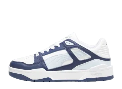 Puma Slipstream Leather "Puma White/Icy Blue/Persian Blue"