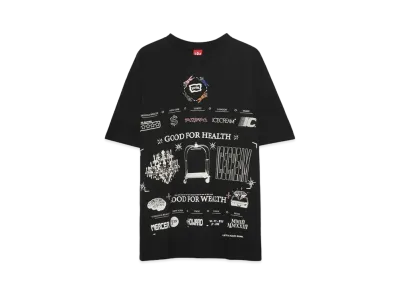 ICECREAM COTTON T-SHIRT ALLSTAR "BLACK"