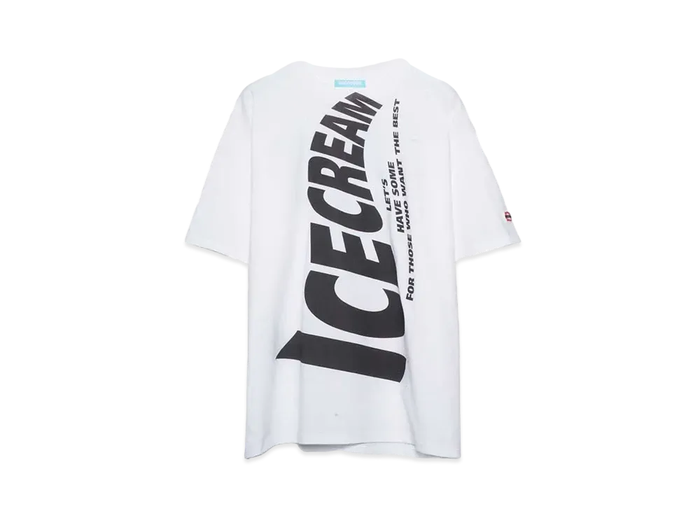 ICECREAM COTTON T-SHIRT ICECREAM "WHITE"