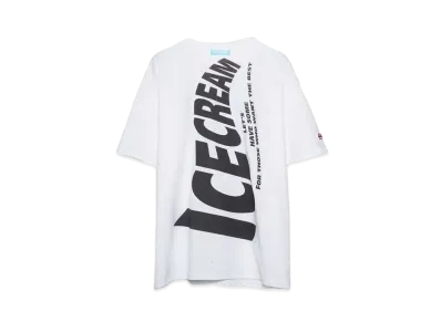ICECREAM COTTON T-SHIRT ICECREAM "WHITE"