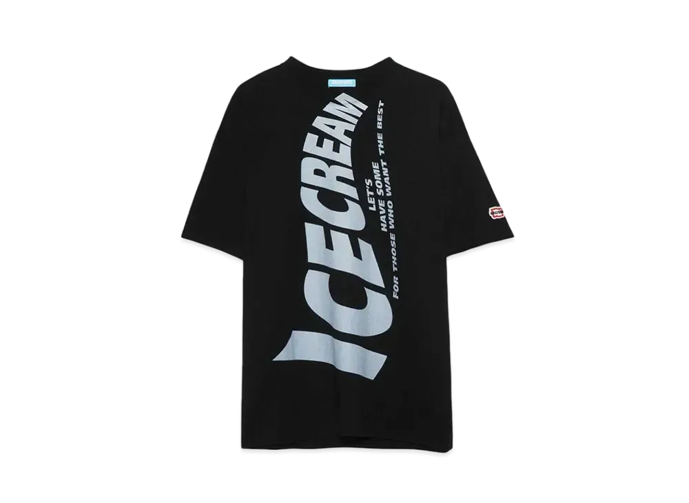 ICECREAM COTTON T-SHIRT ICECREAM "BLACK"