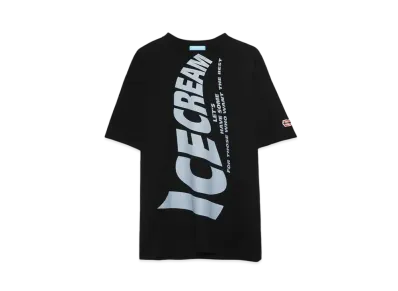 ICECREAM COTTON T-SHIRT ICECREAM "BLACK"