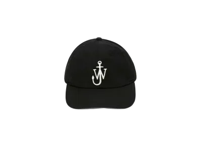 JW ANDERSON Anchor Logo Baseball Cap #4 "Black/White"