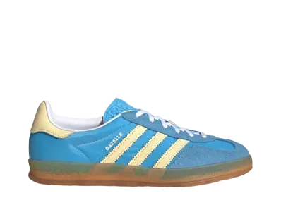 adidas Women's Gazelle Indoor "Semi Blue Burst/Almost Yellow/Footwear White"