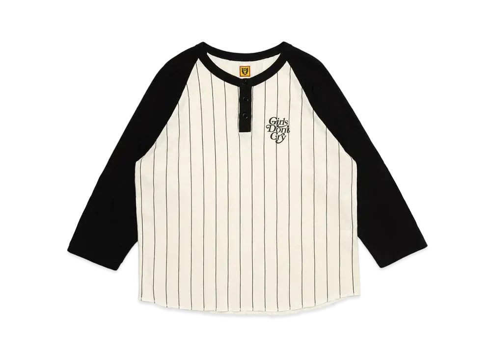 HUMAN MADE x Girls Don't Cry x GDC Baseball 3/4 T-Shirt "Black" / VERDY