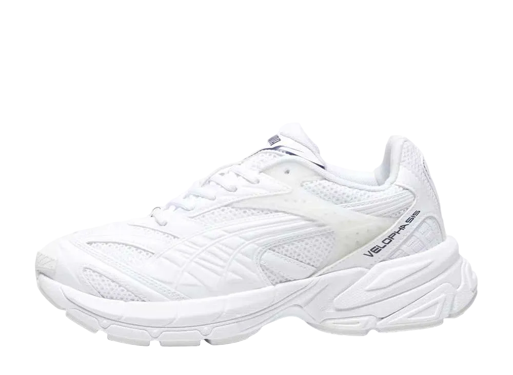 プーマ ベロファシス テクニック "プーマホワイト/ペルシアンブルー"