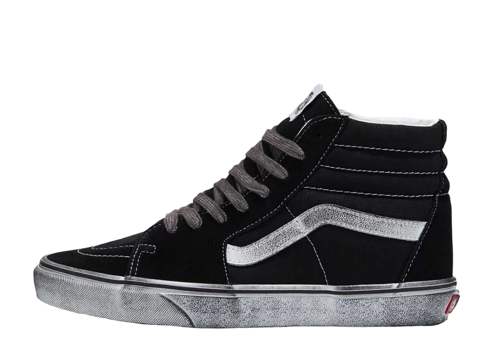バンズ ストレスド スケートハイ "ブラック/ホワイト"