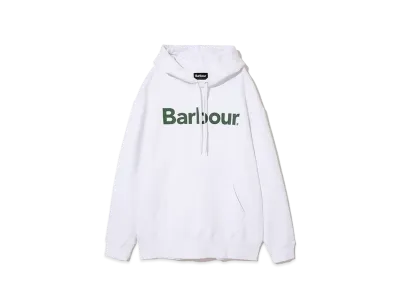 Barbour Japan Limited Logo Sweat Hood Hoodie "White"