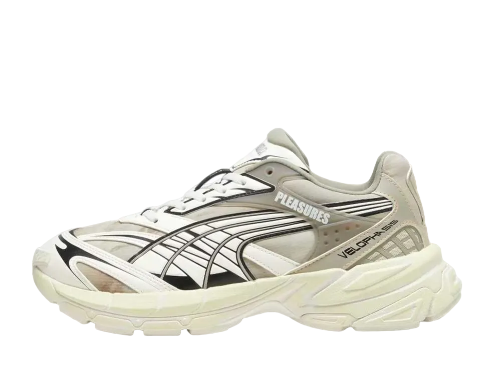 PLEASURES × Puma Velophasis Overdyed "Birch Tree/Anise Flower"