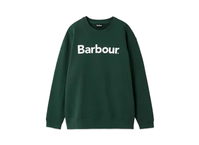 Barbour Japan Limited Logo Crew Neck Sweat "Green"