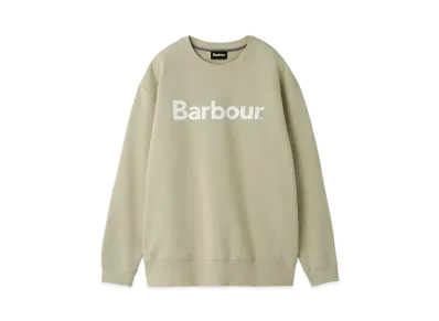 Barbour Japan Limited Logo Crew Neck Sweat "Light Brown"